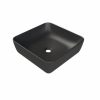 LAVABO 46X46 ONE CRNI NADGRADNI