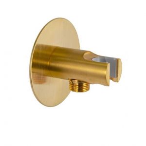 REMER UGLIĆ 337X BRUSHED GOLD OKRUGLI+DRŽAČ TUŠ RUČICE