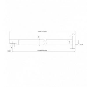 REMER NOSAČ RUŽE 348N 30CM INOX VISUAL