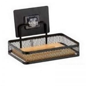 ŽIČANI DRŽAČ SAPUNA BAMBUS-CRNA