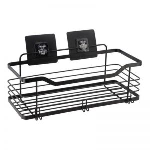 ŽIČANA VELIKA POLICA - SAMOLEPLJIVA CRNA