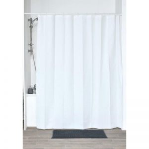 ZAVESA 180X200 PEVA BELA