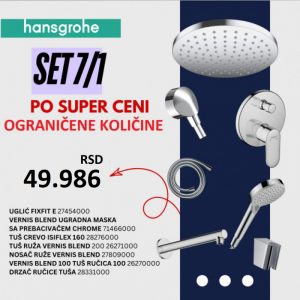Hansgrohe FINISH SET ZA KABINU AD
