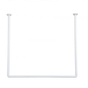DRŽAČ ZAVESE 80X80X80 BELI