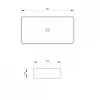 LAVABO 585X370X125 MINOTTI