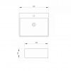 LAVABO 525X420X155 MINOTTI nacrt