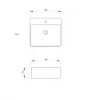 LAVABO 46X42X16 MINOTTI