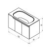 DONJI DEO 100 H/V PINO GRASS