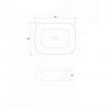 LAVABO 485X395 NADGRADNI