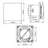 VENTILATOR BOSH FAN 125 1500DH