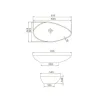 LAVABO 61X36 OLIVE BELI