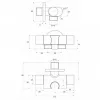 COPEN VENTIL HIGIJENSKI SET HROM
