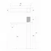 COPEN NOOK GRIP LAVABO VISOKA BLACK