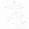COPEN NOOK ZA LAVABO GANMETAL