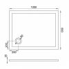 TUŠ KADA 80X100 35mm C11-1080