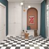 CHESS BLACK 45X45   1.62m2