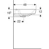 LAVABO GEBERIT SMYLE 55