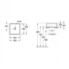 Villeroy & Boch - LAVABO 38X38 V&B COLLARO