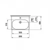 LAUFEN - LAVABO 60X46  LUA KONZOLNA