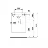 LAVABO 55X46 LAUFEN LUA