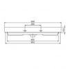 LAVABO 100X48 SHARP 37600 U/2