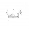 LAVABO 100X48 SHARP 37600 U/2