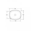 LAVABO 50X40 OLIMPIA PADDLE BRAON