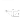 LAVABO 35X30 PODGRADNI 70500