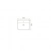 LAVABO 55X45 ONE 76700 U