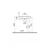LAVABO 60X48 VITRA ZENTRUM