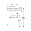 LAVABO 45X35 GEBERIT SELNOVA SQUAR