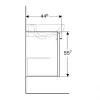 GEBERIT SQUARE ORMARIĆ 55 B/V
