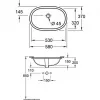 Villeroy & Boch - LAVABO 53X32 V&B O NOVO PODGRADNI