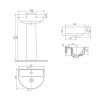 LAVABO 45x35 BELLA 3100 U