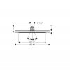 Hansgrohe TUŠ RUŽA CROMA 280 1F