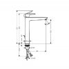 Hansgrohe TALIS E SLAVINA ZA LAVABO 240