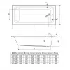 KADA 150X70 COMO AQUAESTIL