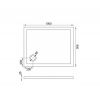 TUŠ KADA 90X100 35mm C-11-1090