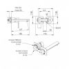 REMER ENERGY UGRADNA ZA LAVABO CRNA