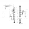Hansgrohe TALIS M54 SLAVINA ZA SUDOPERU BLACK MAT