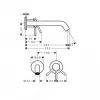 Hansgrohe TECTURIS S UGRADNA ZA LAVABO HR