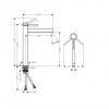 Hansgrohe FINORIS SLAVINA ZA LAVABO 260 HROM