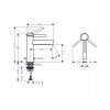 Hansgrohe FINORIS SLAVINA ZA LAVABO 110 HROM