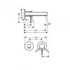Hansgrohe FINORIS UGRADNA SLAVINA  ZA LAVABO 165 HR