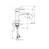 Hansgrohe METROPOL  SLAVINA ZA LAVABO 110