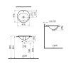 LAVABO 47 VITRA S20 UGRADNI