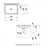 LAVABO 55X38 LAUFEN PRO S PODG