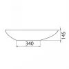 LAVABO 74 OLIVE KAPUĆINO 71308
