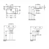 LAVABO 60X46 V&B O NOVO