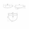 LAVABO 60x50 BELLA 7800 U